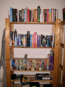 My fiction shelves
